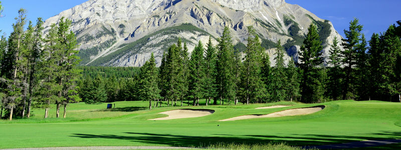Golf Course with Mountains